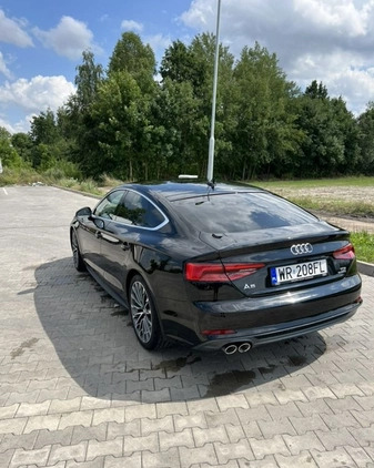 Audi A5 cena 129000 przebieg: 198000, rok produkcji 2017 z Radom małe 277